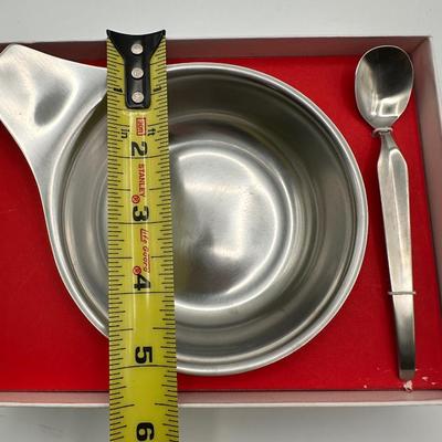 Vintage WMF Fraser’s Stainless Baby Porringer & Spoon Set – Original Box