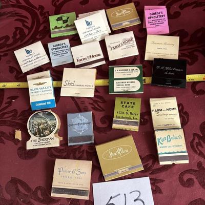 Vintage Matchbook Lot