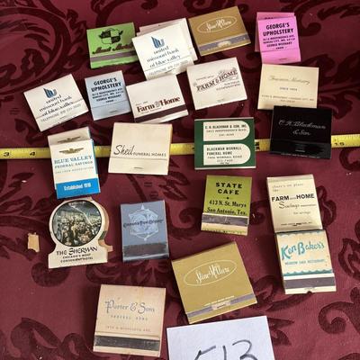 Vintage Matchbook Lot