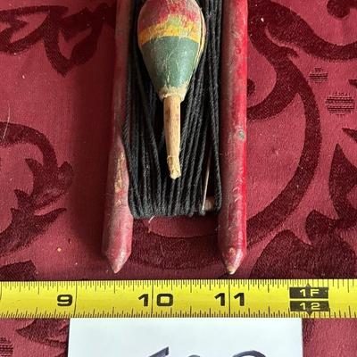 Vintage Wooden Fishing Bobber
