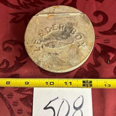 Vintage Aluminum Leader Box