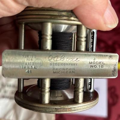 Vintage J.A. Coxe Fishing Reel Model 15
