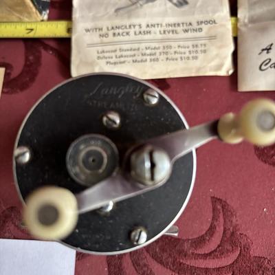Vintage Langley Streamlite Casting Reel