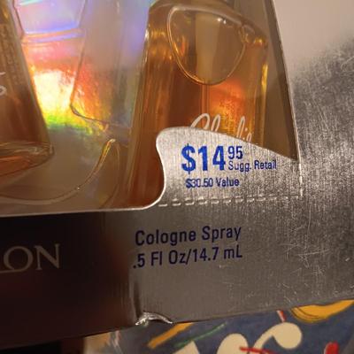 NEW T-SHIRT (L), CHARLIE PERFUME AND BARS OF SOAP