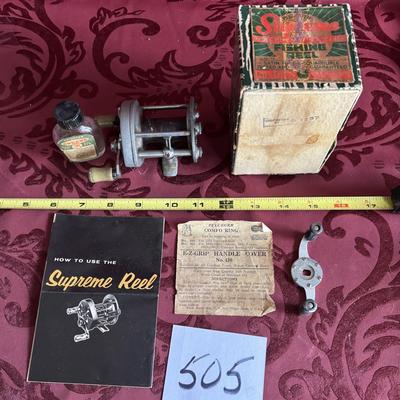 Vintage Pflueger Supreme Fishing Reel