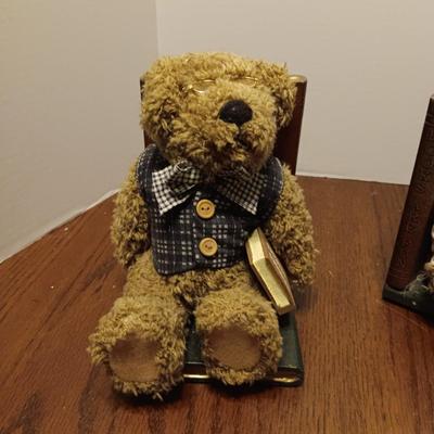 TEDDY BEAR BOOKENDS AND 2 OTHERS
