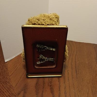 TEDDY BEAR BOOKENDS AND 2 OTHERS