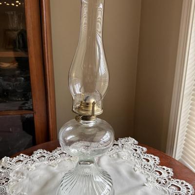 Sale Photo Thumbnail #96: vintage oil lamp. 20x5