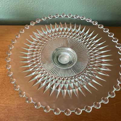 Set of 3 Sterling-Based Glass Compotes