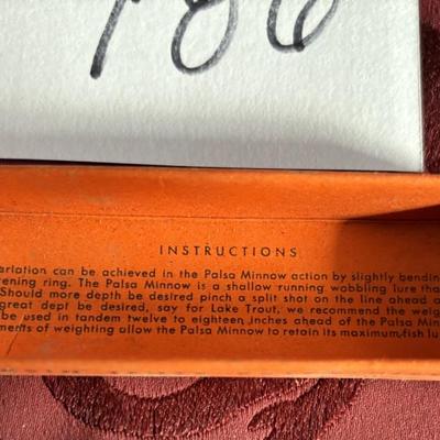 Vintage Handmade Palsa Floating Minow