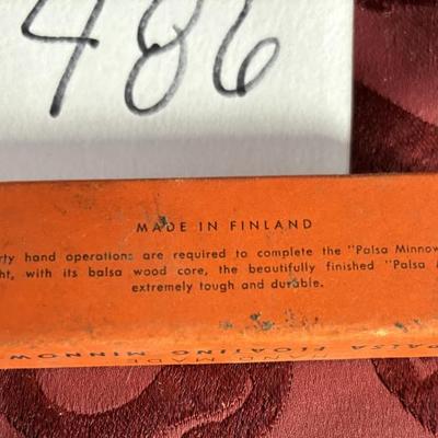 Vintage Handmade Palsa Floating Minow