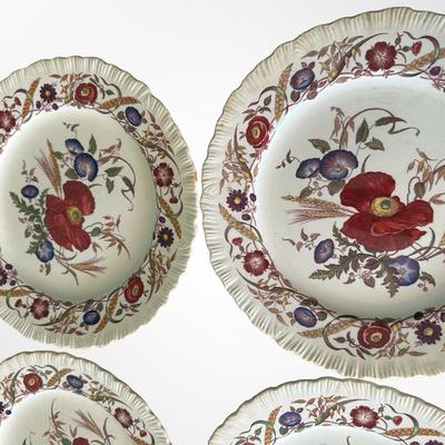 Wedgwood “Cornflower” Etruria England Plates - Set of 6