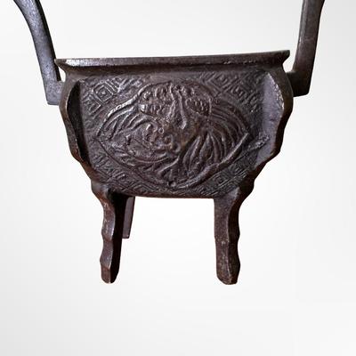Vintage Bronze Tripod Incense Burner
