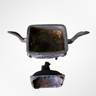 Vintage Bronze Tripod Incense Burner