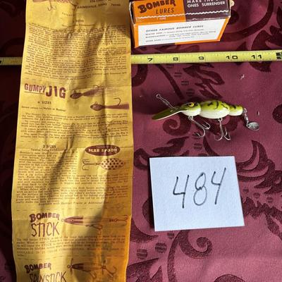 Vintage Bomber Fishing Lure