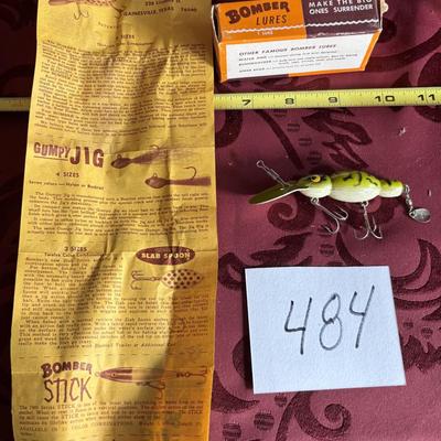 Vintage Bomber Fishing Lure