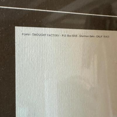 Vintage Gary Patterson Framed Prints – Tennis Cartoon Theme