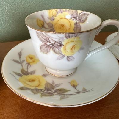 Vintage Floral Teacup & Demitasse Sets, England & Japan