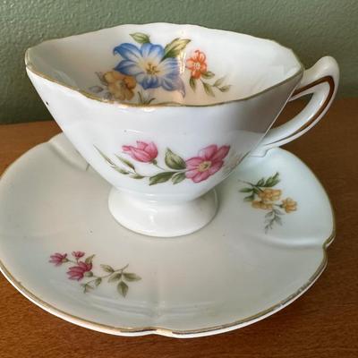 Vintage Floral Teacup & Demitasse Sets, England & Japan