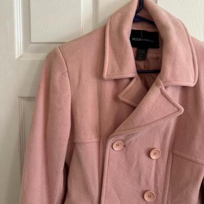 PINK COLORED LADIES COAT