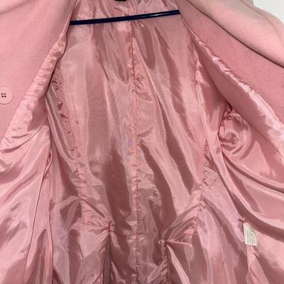 PINK COLORED LADIES COAT