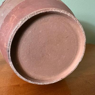 Vintage Terracotta Relief Vase – Multiple Figural & Geometric Designs