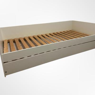 White Twin Daybed with Trundle and Matching Three-Drawer Chest