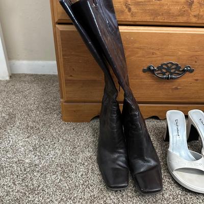 SIZE 6 HEELED BOOTS AND HEELS