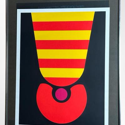 Torben Ebbesen Signed 1973 Abstract, 26/30