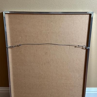 Torben Ebbesen Signed 1973 Abstract, 26/30