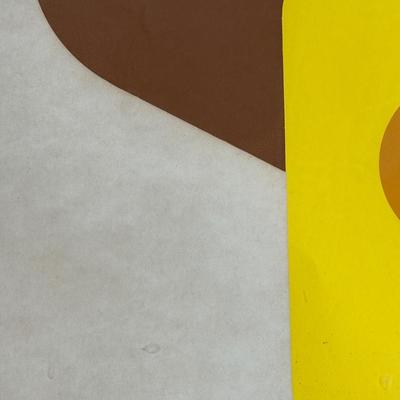 1970s Abstract Geometric Print “Y #4,” Signed and Numbered 87/150