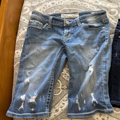 LADIES JEAN SHORTS