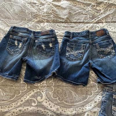 LADIES JEAN SHORTS