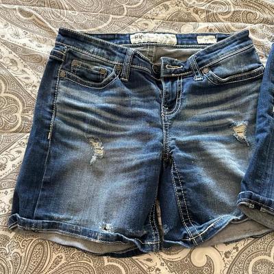 LADIES JEAN SHORTS