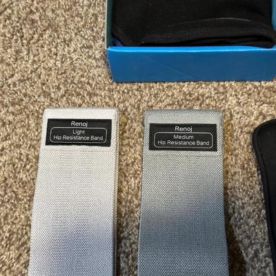 ANKLE WEIGHTS, RESISTANCE BANDS AND BODY SCULPTING BELT