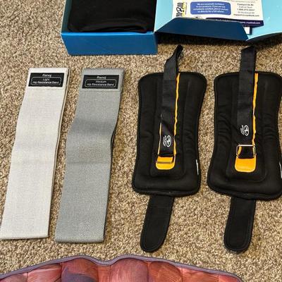 ANKLE WEIGHTS, RESISTANCE BANDS AND BODY SCULPTING BELT