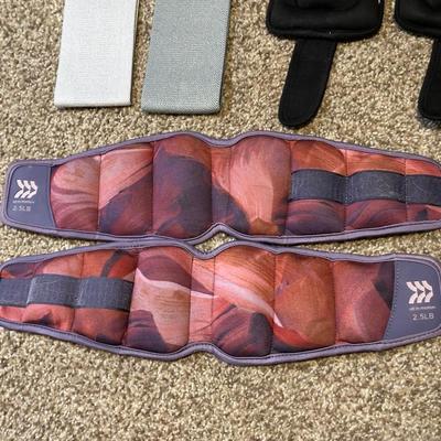 ANKLE WEIGHTS, RESISTANCE BANDS AND BODY SCULPTING BELT