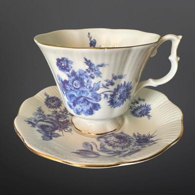 Set of 3 Vintage Porcelain Teacup and Saucer Sets