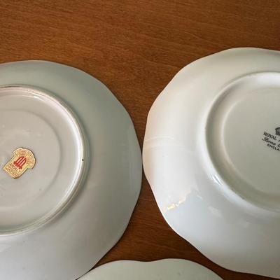 Set of 3 Vintage Porcelain Teacup and Saucer Sets