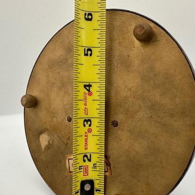 Vintage Metal Powder Box / Music Box