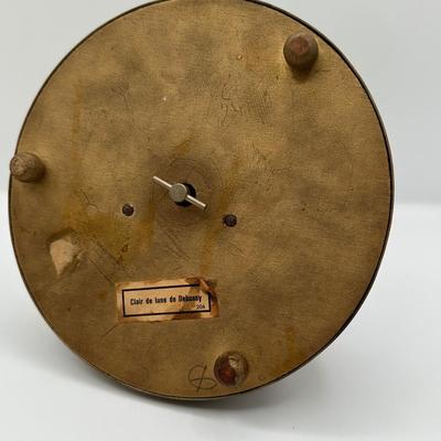 Vintage Metal Powder Box / Music Box