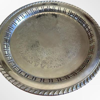 Assorted Silver-plate Serving Trays & Dishes