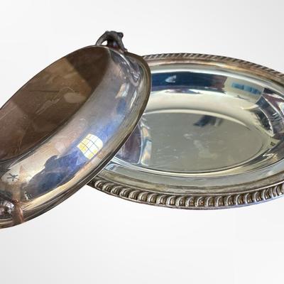 Assorted Silver-plate Serving Trays & Dishes