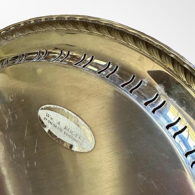 Assorted Silver-plate Serving Trays & Dishes