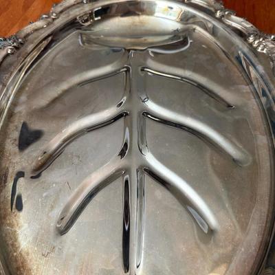 Assorted Silver-plate Serving Trays & Dishes