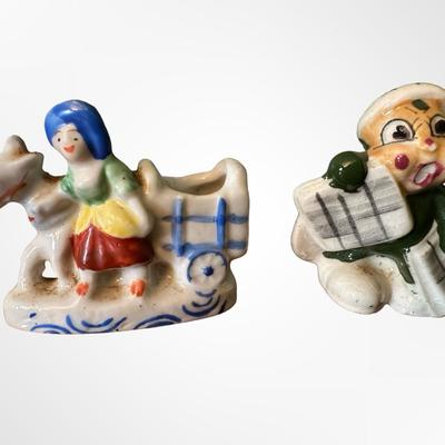 Pair of Vintage “Made in Occupied Japan” Ceramic Figurines