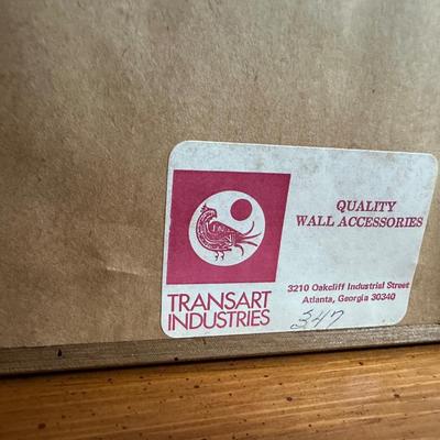 Vintage Christine Rosamond Lithograph "Blue Ice" Framed Portrait of Woman