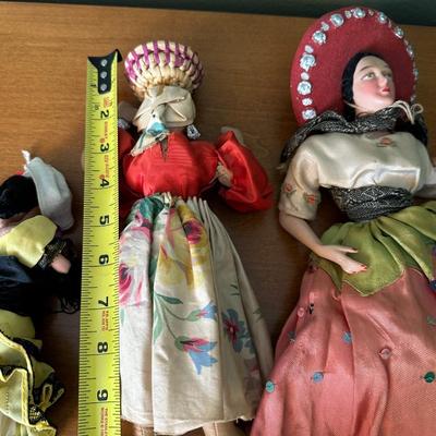 Vintage Handcrafted Folk Dolls