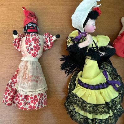 Vintage Handcrafted Folk Dolls