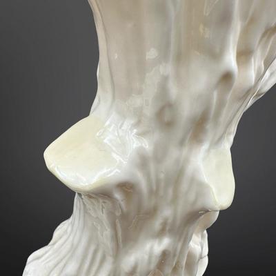 Belleek Ireland Porcelain Tree Trunk Vase